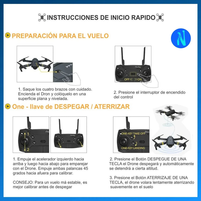 Drone con Cámara 998W